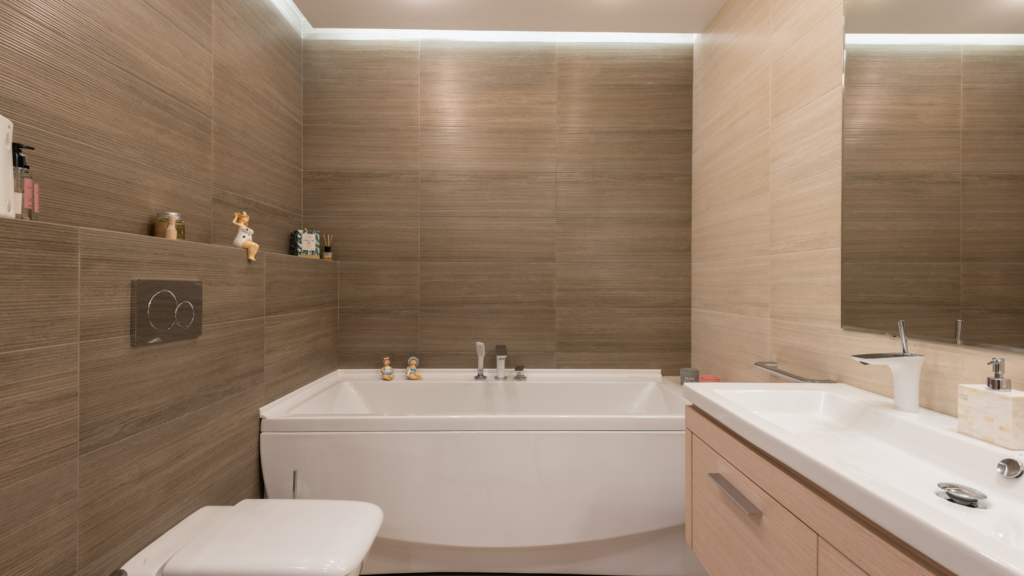 result of a bathroom remodel in New York