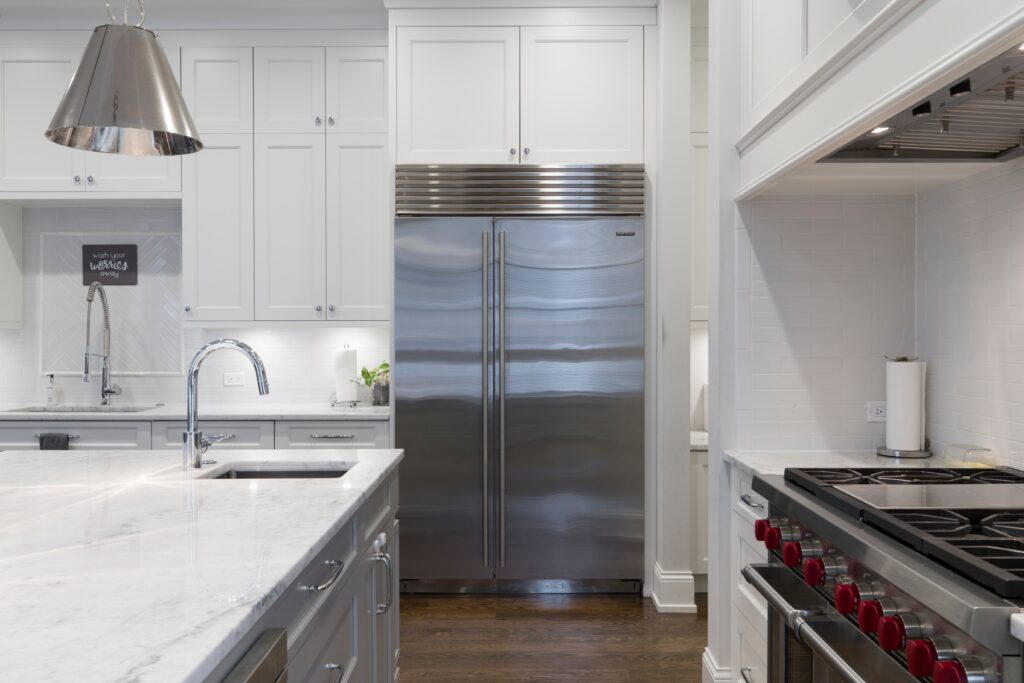 kitchen appliances in a NYC apartment