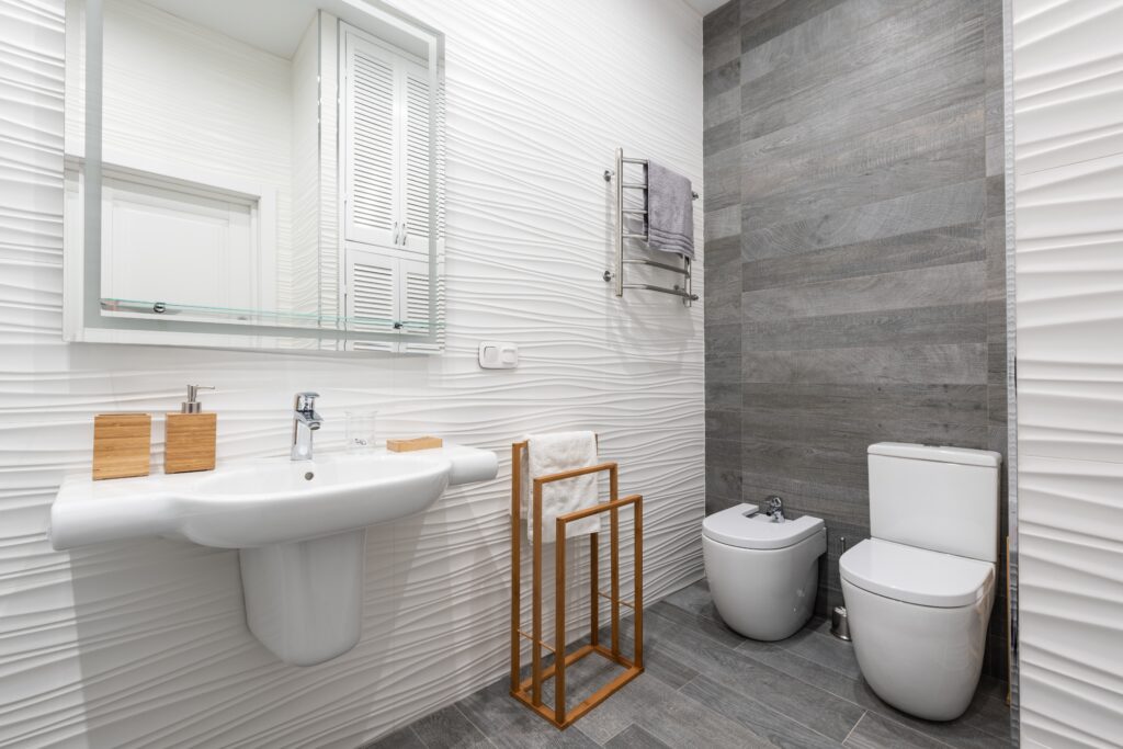 newly renovated bathroom in NYC