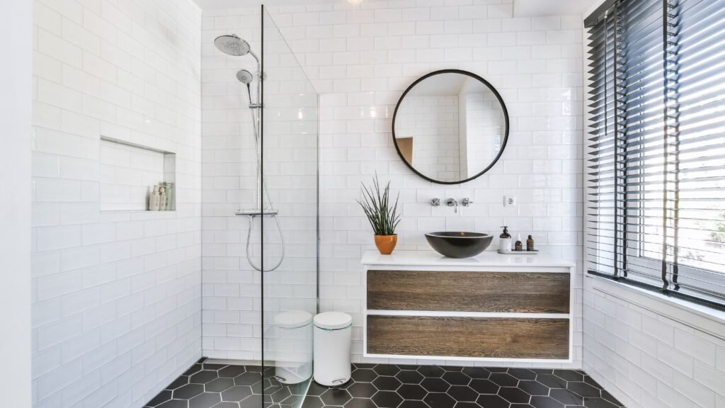newly rnovated bathroom in a New York apartment